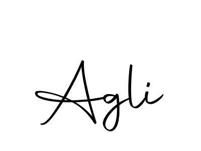 You should practise on your own different ways (Autography-DOLnW) to write your name (Agli) in signature. don't let someone else do it for you. Agli signature style 10 images and pictures png