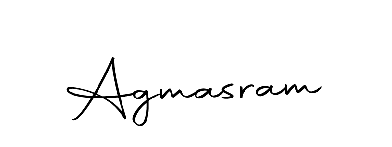 How to make Agmasram signature? Autography-DOLnW is a professional autograph style. Create handwritten signature for Agmasram name. Agmasram signature style 10 images and pictures png