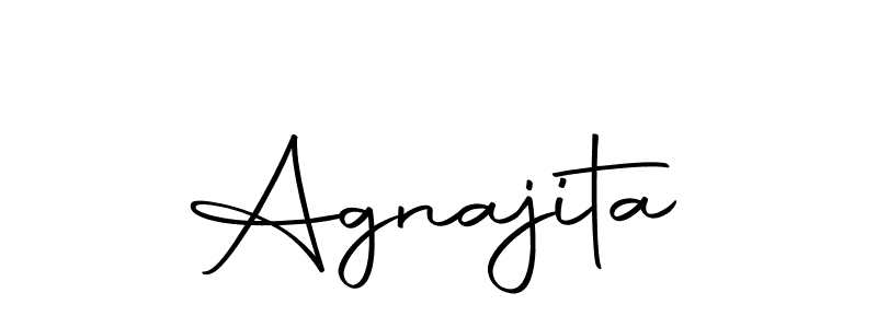 The best way (Autography-DOLnW) to make a short signature is to pick only two or three words in your name. The name Agnajita include a total of six letters. For converting this name. Agnajita signature style 10 images and pictures png