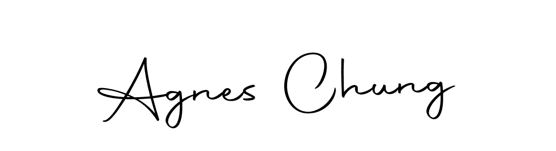 The best way (Autography-DOLnW) to make a short signature is to pick only two or three words in your name. The name Agnes Chung include a total of six letters. For converting this name. Agnes Chung signature style 10 images and pictures png