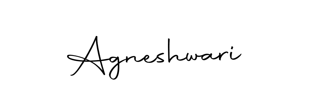 The best way (Autography-DOLnW) to make a short signature is to pick only two or three words in your name. The name Agneshwari include a total of six letters. For converting this name. Agneshwari signature style 10 images and pictures png