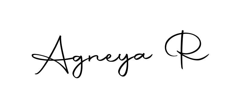 Here are the top 10 professional signature styles for the name Agneya R. These are the best autograph styles you can use for your name. Agneya R signature style 10 images and pictures png