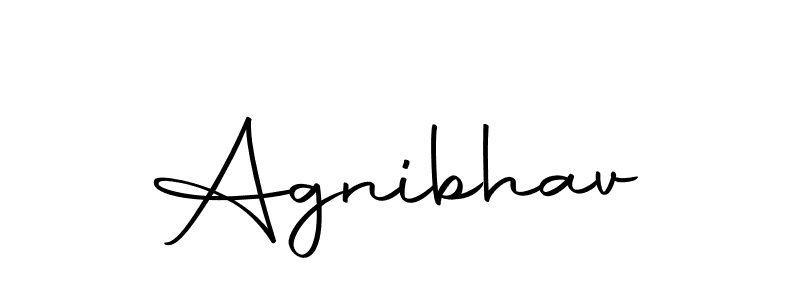 Here are the top 10 professional signature styles for the name Agnibhav. These are the best autograph styles you can use for your name. Agnibhav signature style 10 images and pictures png