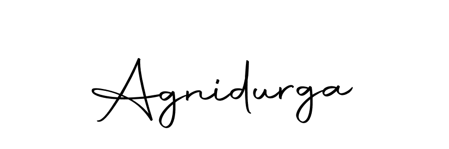 Design your own signature with our free online signature maker. With this signature software, you can create a handwritten (Autography-DOLnW) signature for name Agnidurga. Agnidurga signature style 10 images and pictures png