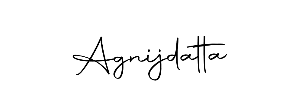 Design your own signature with our free online signature maker. With this signature software, you can create a handwritten (Autography-DOLnW) signature for name Agnijdatta. Agnijdatta signature style 10 images and pictures png