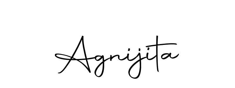 You can use this online signature creator to create a handwritten signature for the name Agnijita. This is the best online autograph maker. Agnijita signature style 10 images and pictures png