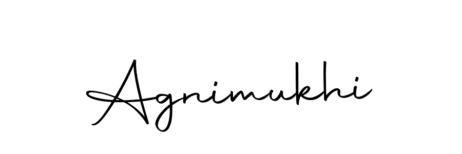 Design your own signature with our free online signature maker. With this signature software, you can create a handwritten (Autography-DOLnW) signature for name Agnimukhi. Agnimukhi signature style 10 images and pictures png