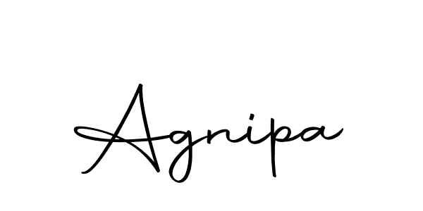 How to make Agnipa signature? Autography-DOLnW is a professional autograph style. Create handwritten signature for Agnipa name. Agnipa signature style 10 images and pictures png