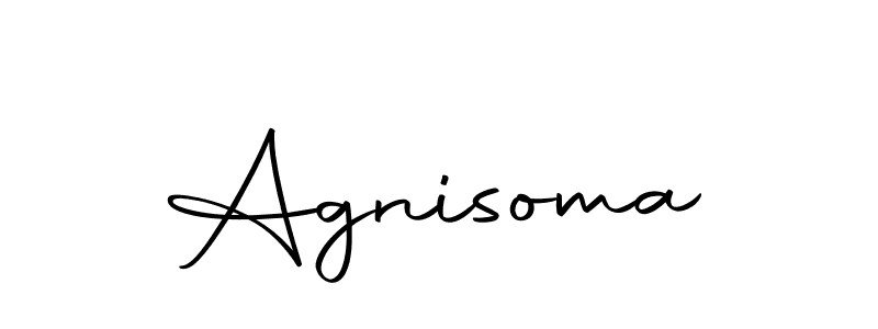 if you are searching for the best signature style for your name Agnisoma. so please give up your signature search. here we have designed multiple signature styles  using Autography-DOLnW. Agnisoma signature style 10 images and pictures png
