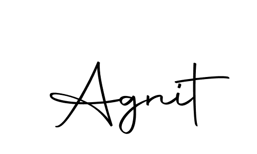 Here are the top 10 professional signature styles for the name Agnit. These are the best autograph styles you can use for your name. Agnit signature style 10 images and pictures png