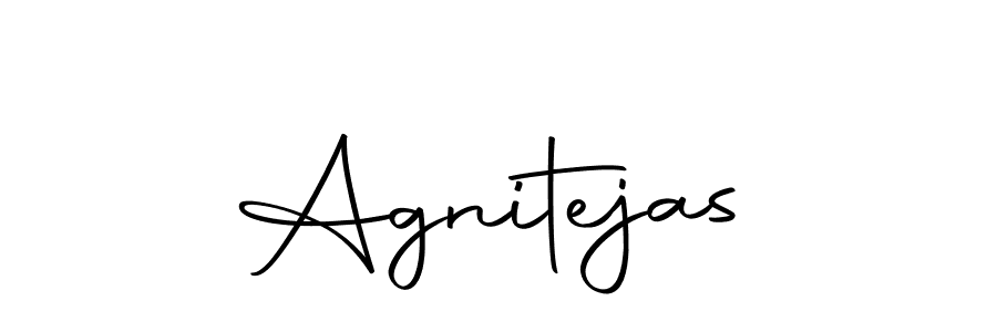 The best way (Autography-DOLnW) to make a short signature is to pick only two or three words in your name. The name Agnitejas include a total of six letters. For converting this name. Agnitejas signature style 10 images and pictures png