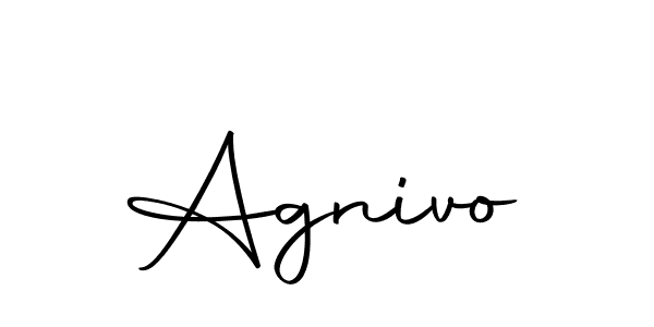 Design your own signature with our free online signature maker. With this signature software, you can create a handwritten (Autography-DOLnW) signature for name Agnivo. Agnivo signature style 10 images and pictures png