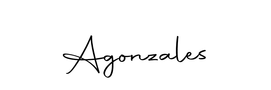 Make a beautiful signature design for name Agonzales. With this signature (Autography-DOLnW) style, you can create a handwritten signature for free. Agonzales signature style 10 images and pictures png
