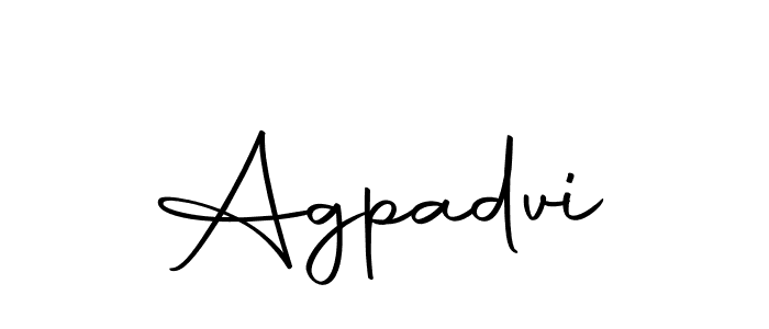 You can use this online signature creator to create a handwritten signature for the name Agpadvi. This is the best online autograph maker. Agpadvi signature style 10 images and pictures png