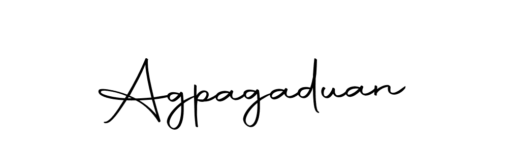 Create a beautiful signature design for name Agpagaduan. With this signature (Autography-DOLnW) fonts, you can make a handwritten signature for free. Agpagaduan signature style 10 images and pictures png