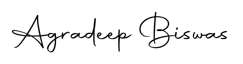 Discover how Agradeep Biswas looks in an executive cursive font (Autography-DOLnW). Perfect for legal documents, invoices, and certificates. Agradeep Biswas signature style 10 images and pictures png