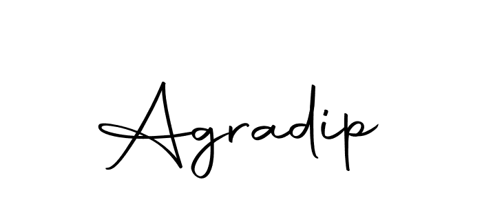 You can use this online signature creator to create a handwritten signature for the name Agradip. This is the best online autograph maker. Agradip signature style 10 images and pictures png