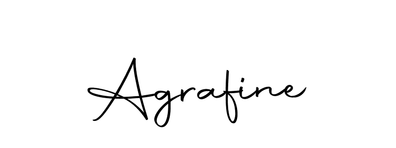 Similarly Autography-DOLnW is the best handwritten signature design. Signature creator online .You can use it as an online autograph creator for name Agrafine. Agrafine signature style 10 images and pictures png