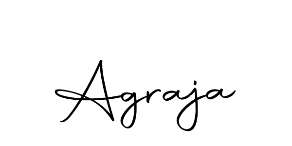 Use a signature maker to create a handwritten signature online. With this signature software, you can design (Autography-DOLnW) your own signature for name Agraja. Agraja signature style 10 images and pictures png