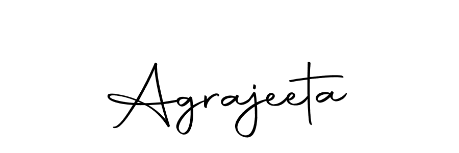 Similarly Autography-DOLnW is the best handwritten signature design. Signature creator online .You can use it as an online autograph creator for name Agrajeeta. Agrajeeta signature style 10 images and pictures png