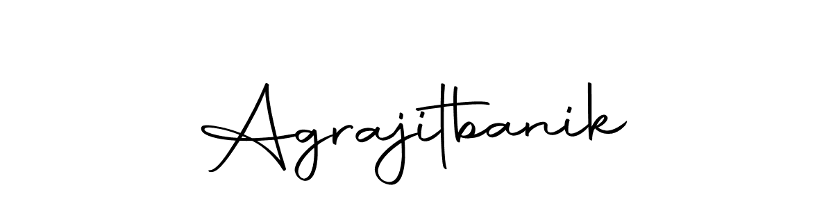 You can use this online signature creator to create a handwritten signature for the name Agrajitbanik. This is the best online autograph maker. Agrajitbanik signature style 10 images and pictures png