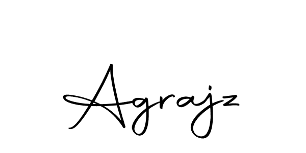 You should practise on your own different ways (Autography-DOLnW) to write your name (Agrajz) in signature. don't let someone else do it for you. Agrajz signature style 10 images and pictures png