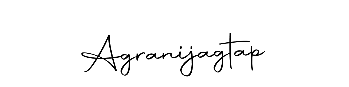 Create a beautiful signature design for name Agranijagtap. With this signature (Autography-DOLnW) fonts, you can make a handwritten signature for free. Agranijagtap signature style 10 images and pictures png