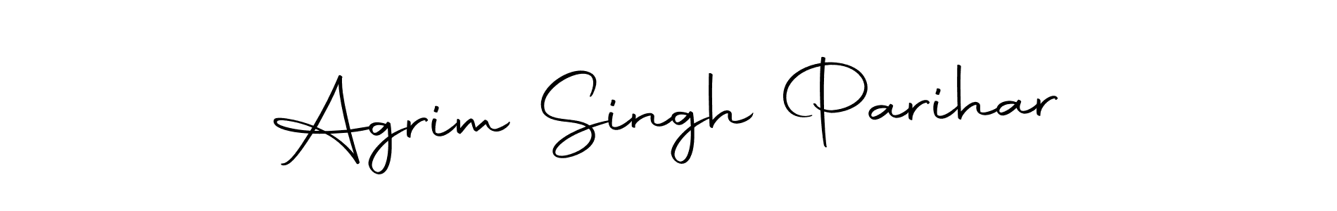 Make a beautiful signature design for name Agrim Singh Parihar. With this signature (Autography-DOLnW) style, you can create a handwritten signature for free. Agrim Singh Parihar signature style 10 images and pictures png