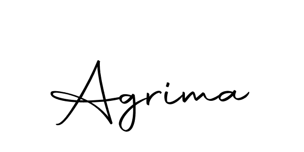 Use a signature maker to create a handwritten signature online. With this signature software, you can design (Autography-DOLnW) your own signature for name Agrima. Agrima signature style 10 images and pictures png