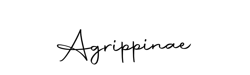 Use a signature maker to create a handwritten signature online. With this signature software, you can design (Autography-DOLnW) your own signature for name Agrippinae. Agrippinae signature style 10 images and pictures png