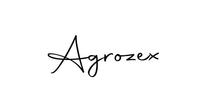 How to make Agrozex signature? Autography-DOLnW is a professional autograph style. Create handwritten signature for Agrozex name. Agrozex signature style 10 images and pictures png