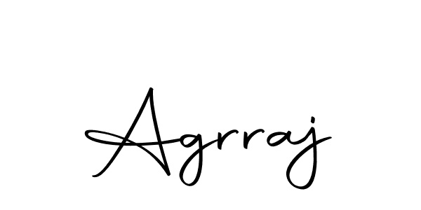 Use a signature maker to create a handwritten signature online. With this signature software, you can design (Autography-DOLnW) your own signature for name Agrraj. Agrraj signature style 10 images and pictures png