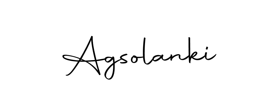 How to Draw Agsolanki signature style? Autography-DOLnW is a latest design signature styles for name Agsolanki. Agsolanki signature style 10 images and pictures png