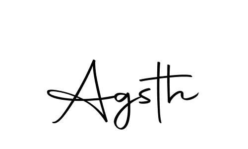 The best way (Autography-DOLnW) to make a short signature is to pick only two or three words in your name. The name Agsth include a total of six letters. For converting this name. Agsth signature style 10 images and pictures png
