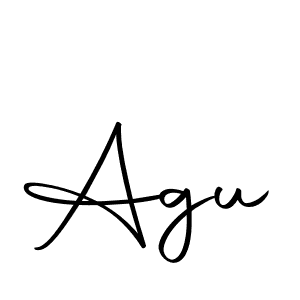 How to make Agu signature? Autography-DOLnW is a professional autograph style. Create handwritten signature for Agu name. Agu signature style 10 images and pictures png