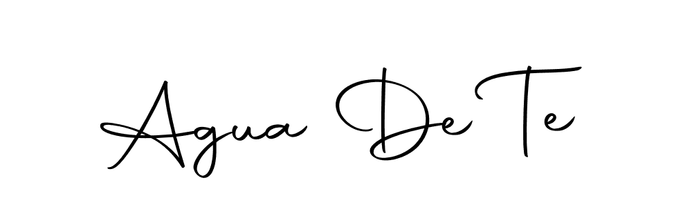 You should practise on your own different ways (Autography-DOLnW) to write your name (Agua De Te) in signature. don't let someone else do it for you. Agua De Te signature style 10 images and pictures png