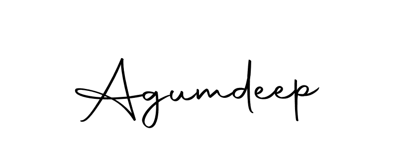 Design your own signature with our free online signature maker. With this signature software, you can create a handwritten (Autography-DOLnW) signature for name Agumdeep. Agumdeep signature style 10 images and pictures png