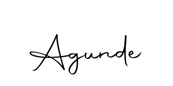 Also we have Agunde name is the best signature style. Create professional handwritten signature collection using Autography-DOLnW autograph style. Agunde signature style 10 images and pictures png