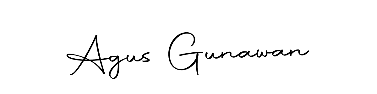 You should practise on your own different ways (Autography-DOLnW) to write your name (Agus Gunawan) in signature. don't let someone else do it for you. Agus Gunawan signature style 10 images and pictures png