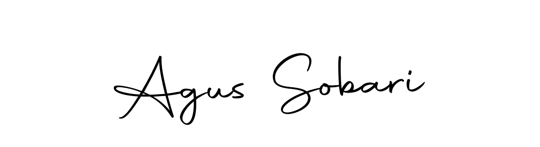 You should practise on your own different ways (Autography-DOLnW) to write your name (Agus Sobari) in signature. don't let someone else do it for you. Agus Sobari signature style 10 images and pictures png