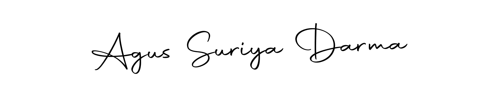 Once you've used our free online signature maker to create your best signature Autography-DOLnW style, it's time to enjoy all of the benefits that Agus Suriya Darma name signing documents. Agus Suriya Darma signature style 10 images and pictures png