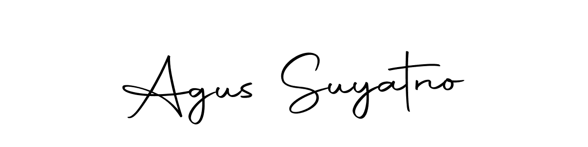 Also we have Agus Suyatno name is the best signature style. Create professional handwritten signature collection using Autography-DOLnW autograph style. Agus Suyatno signature style 10 images and pictures png