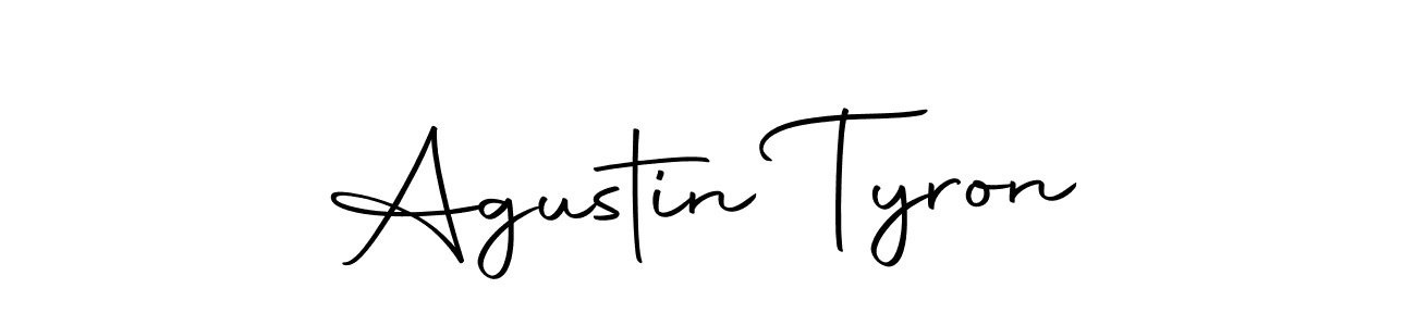 You can use this online signature creator to create a handwritten signature for the name Agustin Tyron. This is the best online autograph maker. Agustin Tyron signature style 10 images and pictures png