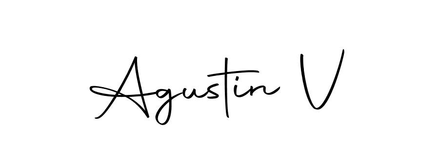 How to Draw Agustin V signature style? Autography-DOLnW is a latest design signature styles for name Agustin V. Agustin V signature style 10 images and pictures png