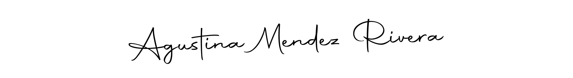 Design your own signature with our free online signature maker. With this signature software, you can create a handwritten (Autography-DOLnW) signature for name Agustina Mendez Rivera. Agustina Mendez Rivera signature style 10 images and pictures png
