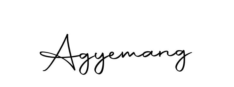 How to make Agyemang signature? Autography-DOLnW is a professional autograph style. Create handwritten signature for Agyemang name. Agyemang signature style 10 images and pictures png