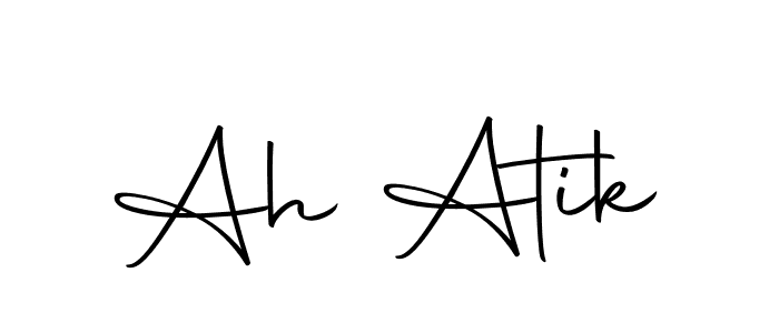 You can use this online signature creator to create a handwritten signature for the name Ah Atik. This is the best online autograph maker. Ah Atik signature style 10 images and pictures png