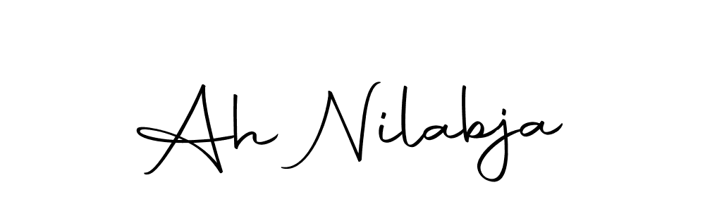 Make a beautiful signature design for name Ah Nilabja. With this signature (Autography-DOLnW) style, you can create a handwritten signature for free. Ah Nilabja signature style 10 images and pictures png