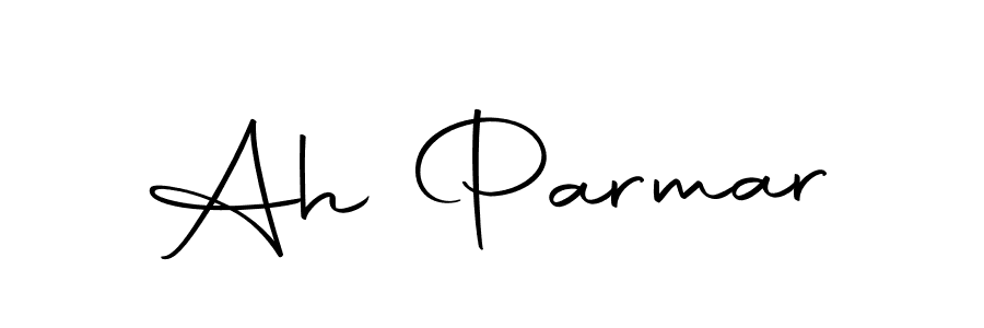 Use a signature maker to create a handwritten signature online. With this signature software, you can design (Autography-DOLnW) your own signature for name Ah Parmar. Ah Parmar signature style 10 images and pictures png