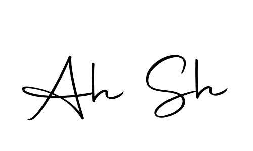 Create a beautiful signature design for name Ah Sh. With this signature (Autography-DOLnW) fonts, you can make a handwritten signature for free. Ah Sh signature style 10 images and pictures png